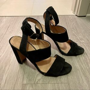 Madewell Block Suede Heeled Sandals